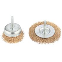 Jogo de escova de aço 2 peças 744809 MTX Jogo de escova de aço 2 peças 744809 MTX
