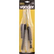 Jogo de escova tubular vonder c/9 pcs nylon Jogo de escova tubular vonder c/9 pcs nylon