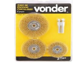 Jogo de escovas circulares vonder - 3599518860