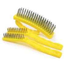 Jogo De Escovas De Aço Manual Com 3 Peças Tradestar Jogo De Escovas De Aço Manual Com 3 Peças Tradestar