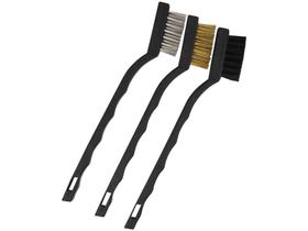 Jogo de Escovas de Aço Manual Western W-03 - 3 Peças Jogo de Escovas de Aço Manual Western W-03 - 3 Peças