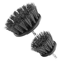 Jogo de Escovas Rotativas Encaixe 1/4" 2 Peças Ingco WCBH1235