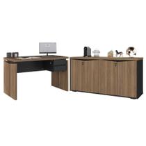 Jogo de Escritório Completo Bled Nogal Preto Jogo de Escritório Completo Bled Nogal Preto