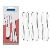 Jogo De Espatula Em Aco Inox 6 PeÇas Linha Laguna Tramontina