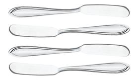 Jogo de Espátulas para Manteiga Tramontina Laguna em Aço Inox 4 Peças