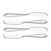 Jogo de Espátulas TRAMONTINA Laguna para Manteiga Geleias Doces e Patês em Aço Inox 4 Peças Jogo de Espátulas TRAMONTINA Laguna para Manteiga Geleias Doces e Patês em Aço Inox 4 Peças