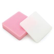 Jogo de Espumas Fina e Grossa para moldar pasta americana flor 10cm Rosa e Branca - Cromus