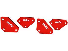 Jogo de Esquadro Magnético 4kg com 4 peças MTX - Ângulos de 45, 90 e 135 graus - 9755555 - MTX ToolsWorld