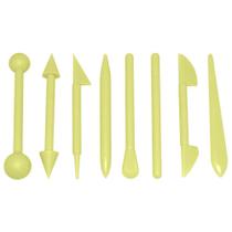 Jogo de Estecas Plástica Grande Blue Star com 8 peças - Ref.65054 Jogo de Estecas Plástica Grande Blue Star com 8 peças - Ref.65054