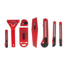 Jogo de Estilete Retrátil 9-18mm + Raspadores 8 Peças 789919 MTX