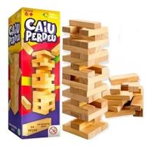 Jogo de Estratégia Caiu Perdeu Pais & Filhos 54 Peças MDF Ma Jogo de Estratégia Caiu Perdeu Pais & Filhos 54 Peças MDF Ma