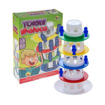 Jogo de Estratégia Jogo de Mesa Torre Maluca Super Divertido