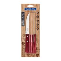 Jogo de Faca Inox para Churrasco com Serra e Cabo Polywood 6 Peças 5" - Tramontina Jogo de Faca Inox para Churrasco com Serra e Cabo Polywood 6 Peças 5" - Tramontina