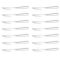 Jogo de facas 12 peças churrasco aço inox mesa