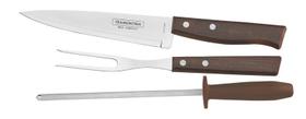 Jogo de Facas 3 Pcs Churrasco Tradicional Tramontina