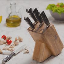 Jogo De Facas 5 Peças Com Cepo Chef Kitchen Mundial 8800-5