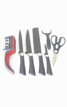 Jogo de facas 6 peças e amolador