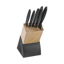 Jogo de Facas 6 Peças Plenus com Cepo Tramontina