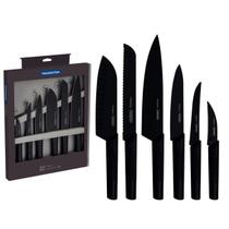 Jogo de Facas 6 Peças Tramontina Nygma Aço Inox e Polipropileno