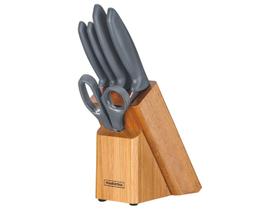 Jogo de Facas com Cepo 6 Peças Tramontina