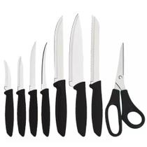 Jogo De Facas Com Lâminas Aço Inox 8 Peças 7914355 Palisad