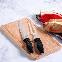 Jogo De Facas e Tábua Para Churrasco Facas - Bene Casa Jogo De Facas e Tábua Para Churrasco Facas - Bene Casa