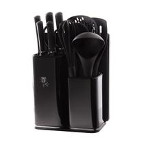 Jogo de Facas e Utensílios Cozinha Tábua de Corte 13pçs Chef Pão Utilidades Tesoura Espátula Escumadeira Colher Concha Fouet Berlinger Jogo de Facas e Utensílios Cozinha Tábua de Corte 13pçs Chef Pão Utilidades Tesoura Espátula Escumadeira Colher Concha Fouet Berlinger