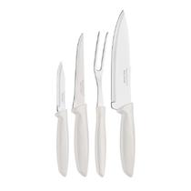 Jogo de Facas em Aço Inox 4 Peças Para Cozinha