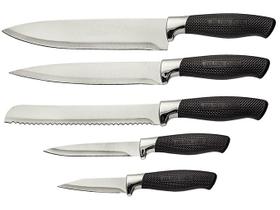 Jogo de Facas Hauskraft com Cepo Black