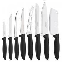 Jogo De Facas Inox Tramontina 8 Peças Preta Premium Plenus Jogo De Facas Inox Tramontina 8 Peças Preta Premium Plenus