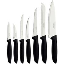 Jogo de Facas Plenus 7 Peças em Aço Inox e Polipropileno para Cozinha Inox Tramontina Jogo de Facas Plenus 7 Peças em Aço Inox e Polipropileno para Cozinha Inox Tramontina