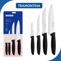 Jogo De Facas Plenus Aço Inox 4 Peças Tramontina