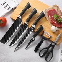 Jogo de facas preta para cozinha