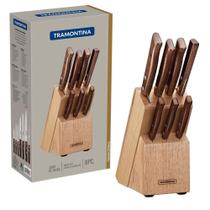 Jogo De Facas Tramontina 8pçs Tradicional Madeira