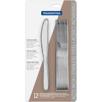 Jogo de Facas Tramontina Aço Inox de Mesa Maresias 12 Pç