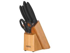 Jogo de Facas Tramontina com Cepo Plenus 23498/015 6 Peças