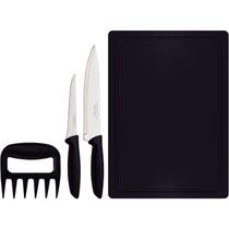 Jogo De Facas Tramontina Com Garra De Churrasco Plenus 4 Pçs