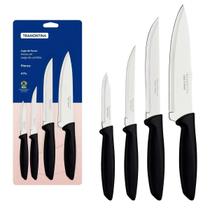 Jogo De Facas Tramontina Plenus C/Laminas Aco Inox 4 Pecas Jogo De Facas Tramontina Plenus C/Laminas Aco Inox 4 Pecas