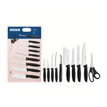 Jogo de Facas Tramontina Plenus Preto 10 Pecas 23498065