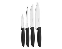 Jogo de Facas Tramontina Plenus Preto 4 Peças