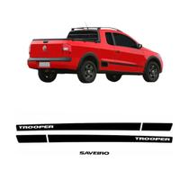 Jogo De Faixa Adesiva Lateral Saveiro Trooper 2010 A 2013