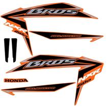 Jogo De Faixa Adesivo Completo Bros 150 Laranja 2010 Es Jogo De Faixa Adesivo Completo Bros 150 Laranja 2010 Es