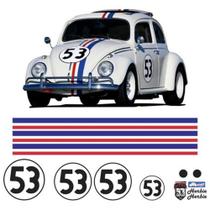 Jogo de faixas Fusca Herbie Jogo de faixas Fusca Herbie