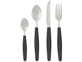 Jogo de Faqueiro Hauskraft Inox 25 Peças Quartzo Preto