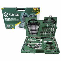 Jogo de Ferramentas 150 Peças Milimetro Polegada SATA ST09510L Jogo de Ferramentas 150 Peças Milimetro Polegada SATA ST09510L