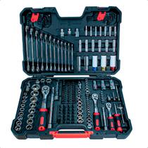 Jogo de Ferramentas 178 Peças CRV Sigma Tools Profissional com Soquetes Catracas Bits e Chaves Kit Completo Oficina Mecânica