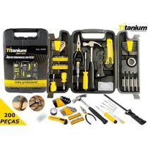 Jogo de Ferramentas 200 Peças com Maleta Jogo de Ferramentas 200 Peças com Maleta