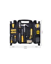 Jogo de Ferramentas 200 Peças Completo com Maleta Chaves Allen, Pontas 1.5”, Martelo, Testador