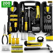 Jogo de Ferramentas 200 Peças Snel Ferramentas Kit Completo para Manutenção e Reparos