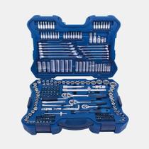 Jogo De Ferramentas 214 Peças 1/4 3/8 1/2 Rio Sul Tools - R010127 - Rio Sul